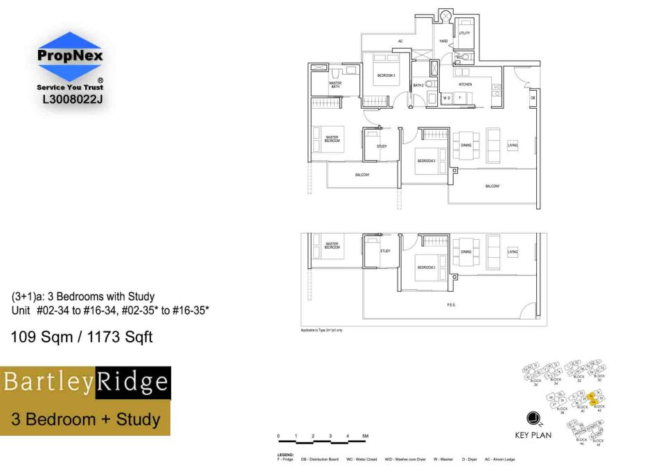 BartleyRidge 3Bdrm+Study RS